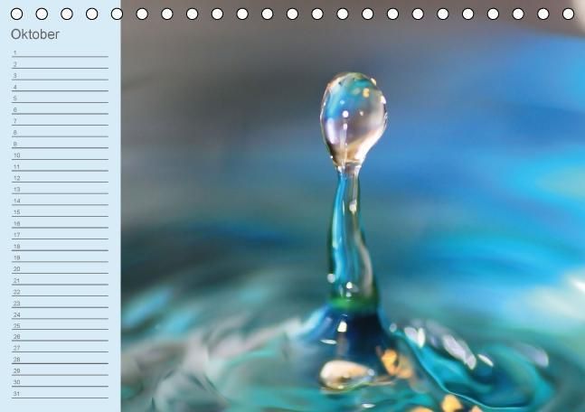 Produktbild: Geburtstagskalender "Wasser-Spiele" (Tischkalender immerw&auml;hrend DIN A5 quer)