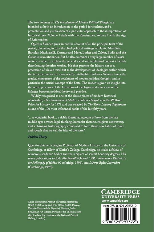 Produktbild: The Foundations of Modern Political Thought