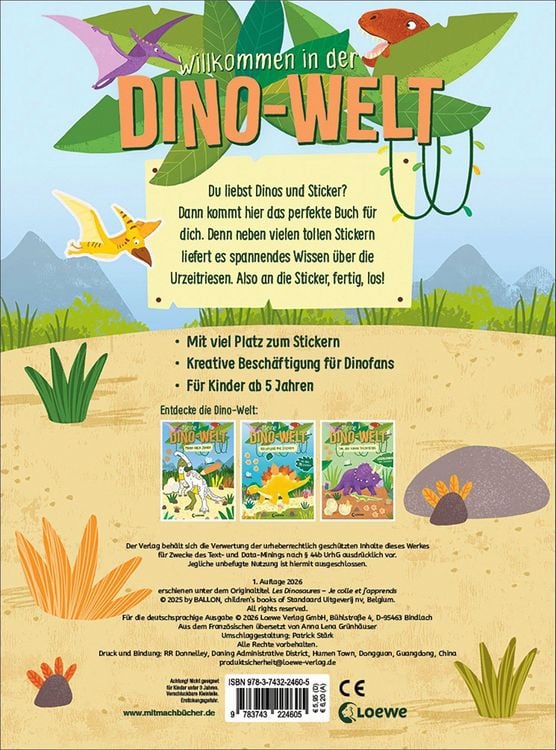 Produktbild: Meine Dino-Welt - Stickerspa&szlig;