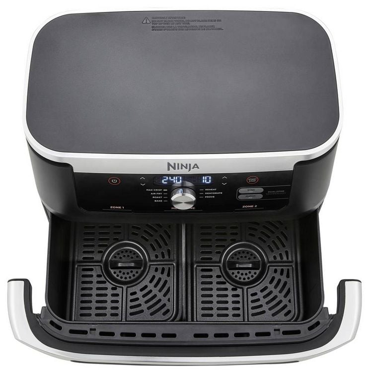 Produktbild: Ninja AF500EU Hei&szlig;luft-Fritteuse 2470 W Schwarz, Silber