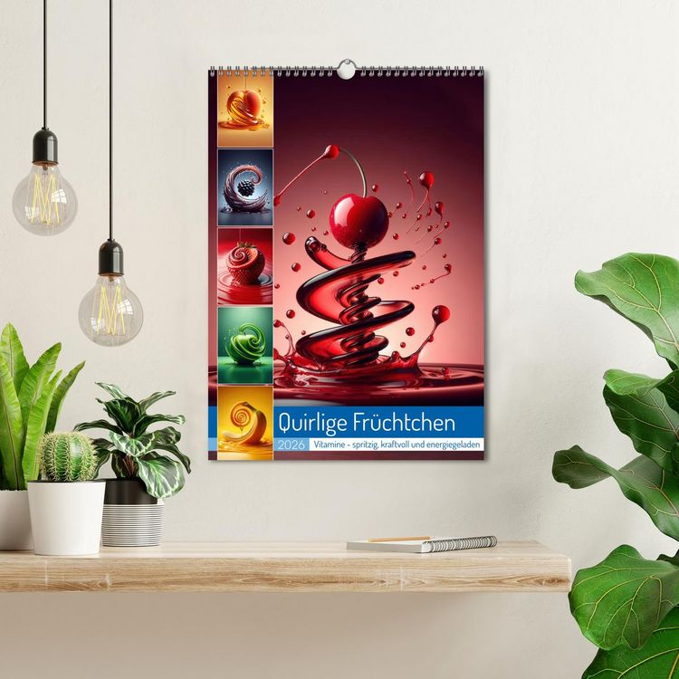 Produktbild: Quirlige Fr&uuml;chtchen (Wandkalender 2026 DIN A3 hoch), CALVENDO Monatskalender