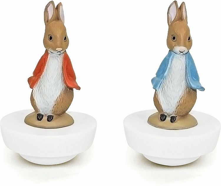Produktbild: Troussellier - Spieluhr tanzend Peter Hase, Erdbeeren magnetisch