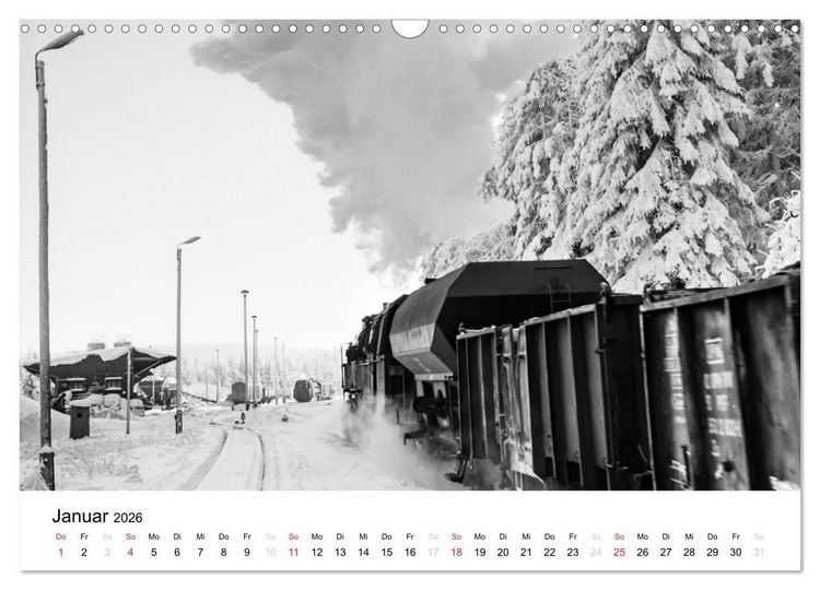 Produktbild: Dampfloks in der DDR (Wandkalender 2026 DIN A3 quer), CALVENDO Monatskalender