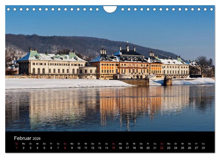 Produktbild: S&auml;chsische Burgen und Schl&ouml;sser (Wandkalender 2026 DIN A4 quer), CALVENDO Monatskalender