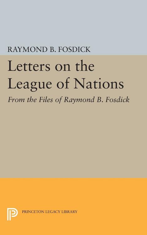 Produktbild: Letters on the League of Nations