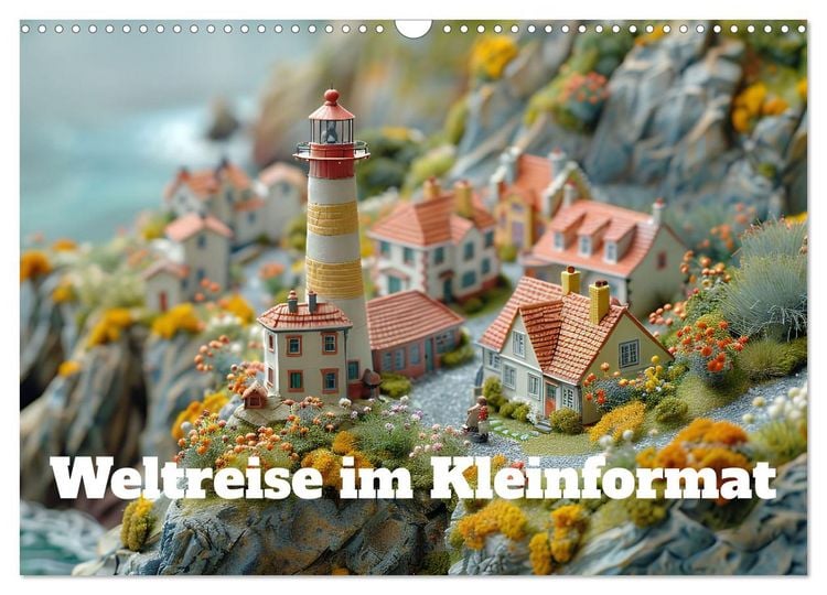 Produktbild: Weltreise im Kleinforma (Wandkalender 2026 DIN A3 quer), CALVENDO Monatskalender