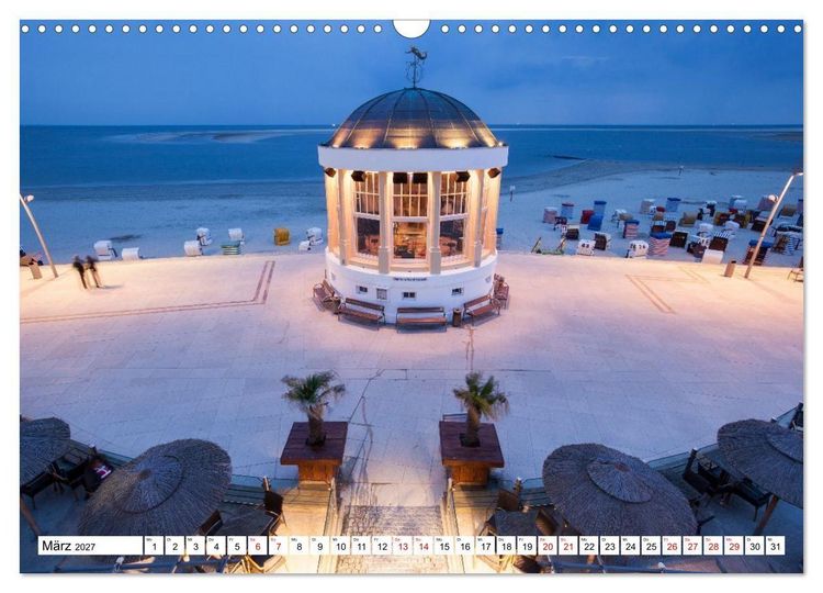 Produktbild: Borkum - Momente einer Reise (Wandkalender 2027 DIN A3 quer), CALVENDO Monatskalender