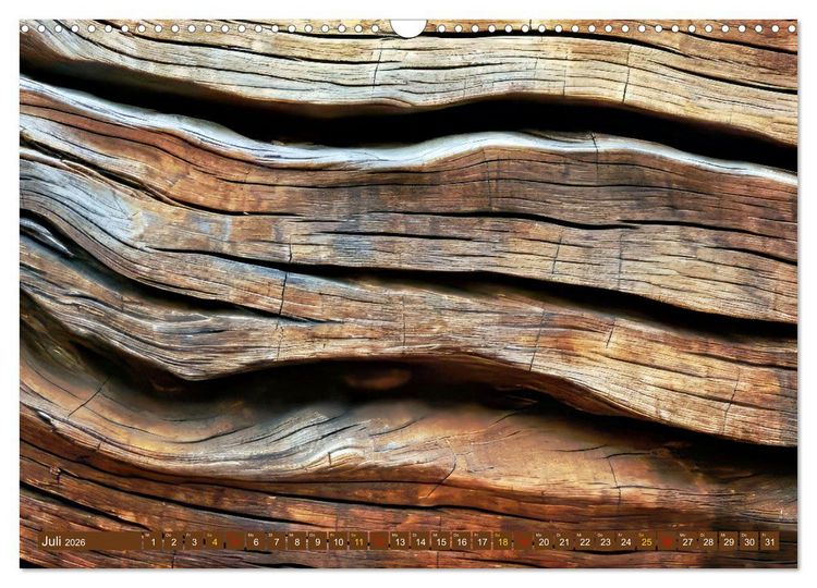 Produktbild: Faszination HOLZ - Strukturen (Wandkalender 2026 DIN A3 quer), CALVENDO Monatskalender