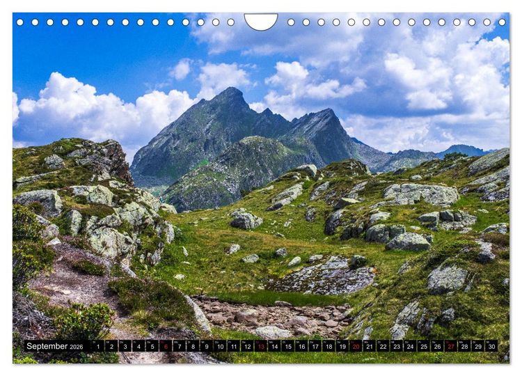 Produktbild: Wanderparadies Montafon (Wandkalender 2026 DIN A4 quer), CALVENDO Monatskalender