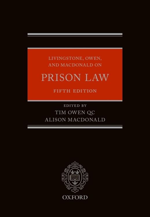 Produktbild: Livingstone, Owen, and Macdonald on Prison Law