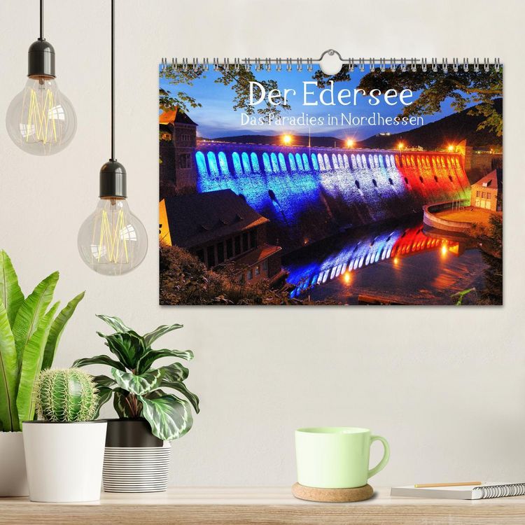 Produktbild: Der Edersee - Das Paradies in Nordhessen (Wandkalender 2026 DIN A4 quer), CALVENDO Monatskalender