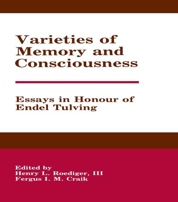 Produktbild: Varieties of Memory and Consciousness