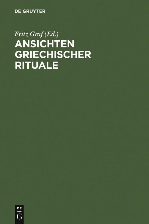 Produktbild: Ansichten griechischer Rituale