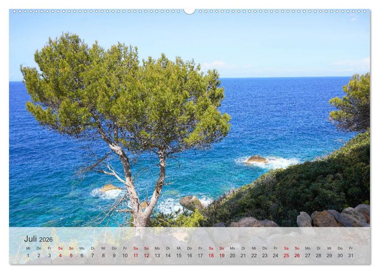 Produktbild: Cala Deia - Mallorcas Traumbucht (Wandkalender 2026 DIN A2 quer), CALVENDO Monatskalender