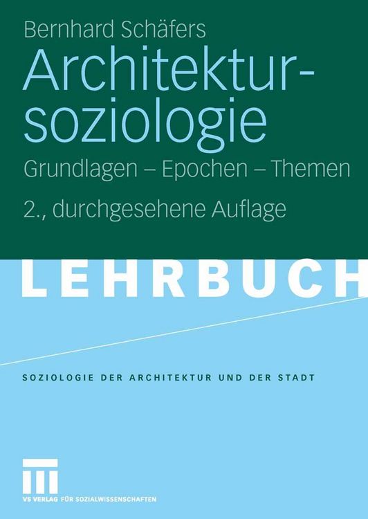 Produktbild: Architektursoziologie