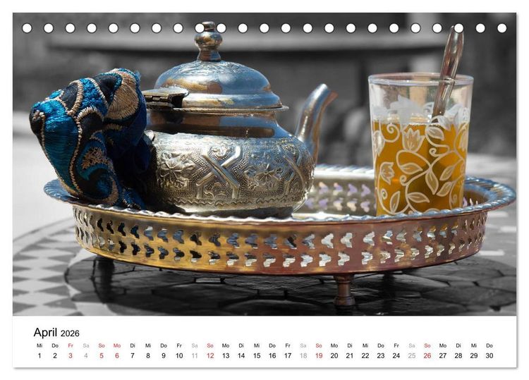 Produktbild: M&auml;rchenhaftes Marokko (Tischkalender 2026 DIN A5 quer), CALVENDO Monatskalender