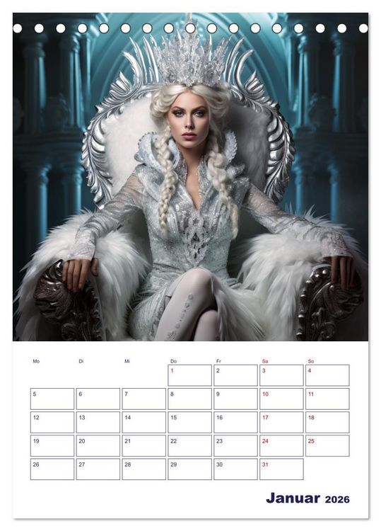 Produktbild: Die lebhafte Jahreszeiten! (Tischkalender 2026 DIN A5 hoch), CALVENDO Monatskalender