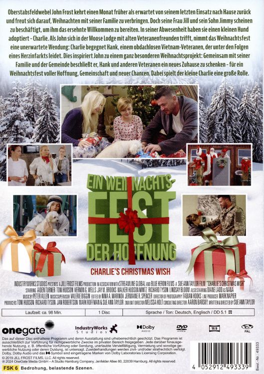 Produktbild: Ein Weihnachtsfest der Hoffnung - Charlie's Christmas Wish