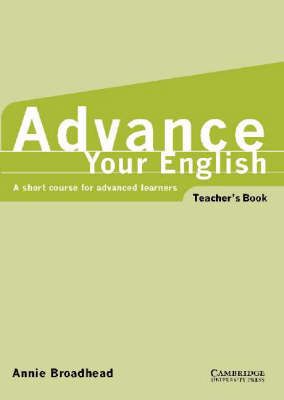Produktbild: Advance Your English Teacher's Book: A Short Course for Advanced Learners