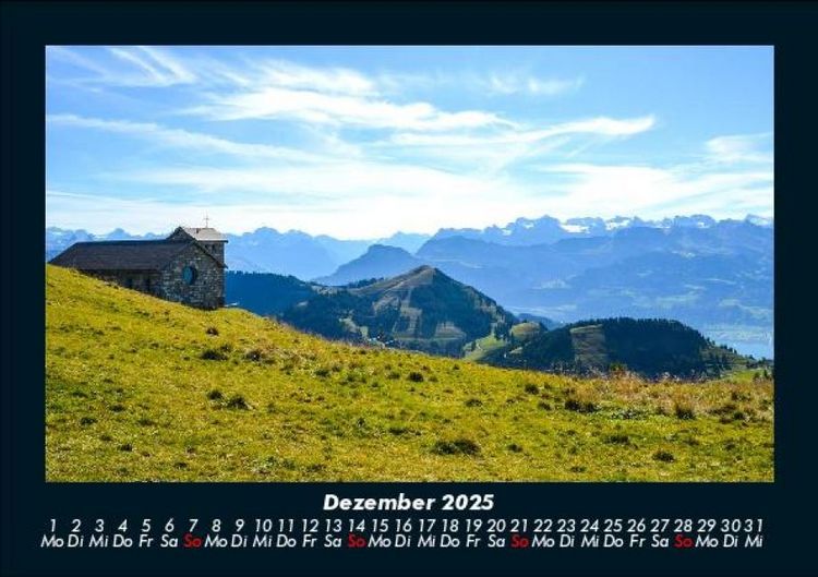 Produktbild: Bergige Welten 2025 Fotokalender DIN A5