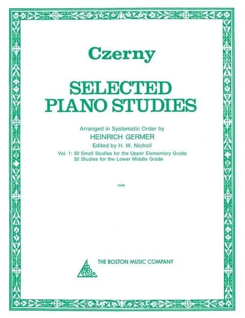 Produktbild: Selected Piano Studies - Volume 1 Classical Piano Technique Book for Students Progressive Exercises for Skill Building Practice Mastery Piano Method Sheet Music Book for Developing Pianists