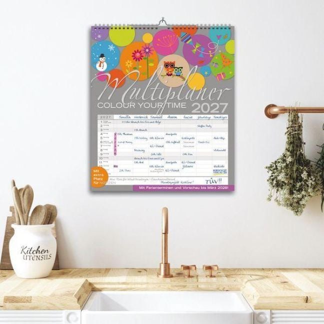 Produktbild: Multiplaner - Colour your time 2027
