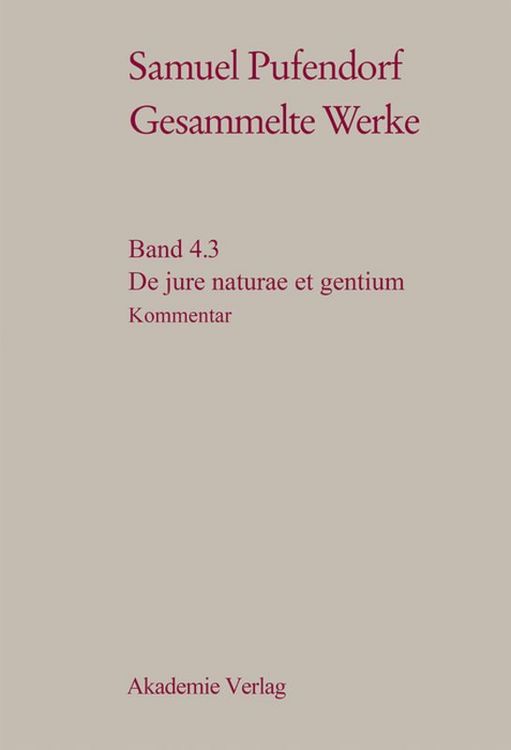 Produktbild: De jure naturae et gentium
