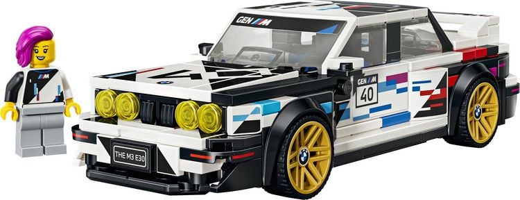Produktbild: LEGO Speed Champions 77263 BMW M3 (E30), Bauset, BMW-Spielzeugauto mit 1 Minifigur