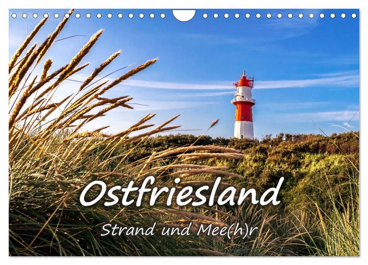Produktbild: OSTFRIESLAND Strand und Mee(h)r (Wandkalender 2026 DIN A4 quer), CALVENDO Monatskalender