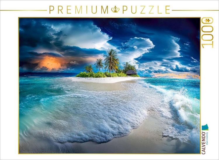 Produktbild: CALVENDO Puzzle Malediven | 1000 Teile Lege-Gr&ouml;&szlig;e 64x48cm Foto-Puzzle f&uuml;r gl&uuml;ckliche Stunden