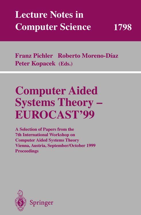 Produktbild: Computer Aided Systems Theory - EUROCAST'99