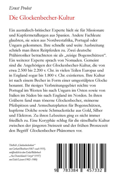 Produktbild: Die Glockenbecher-Kultur