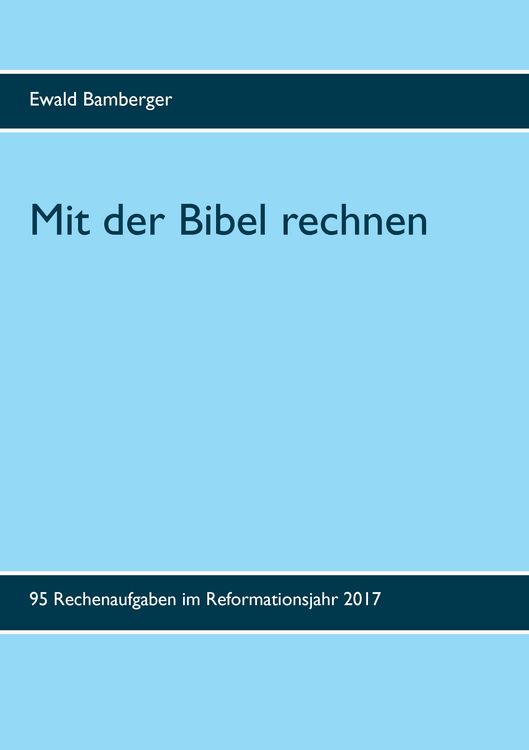 Produktbild: Mit der Bibel rechnen