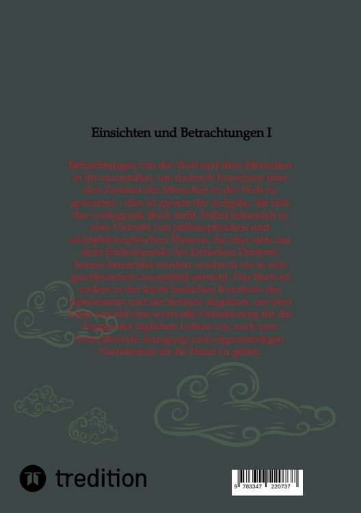 Produktbild: Einsichten und Betrachtungen I