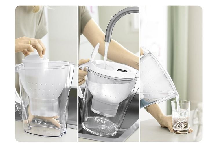 Produktbild: Brita Marella XL 12527 Wassersparfilter-Set 3.5l Wei&szlig;