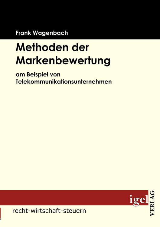 Produktbild: Methoden der Markenbewertung