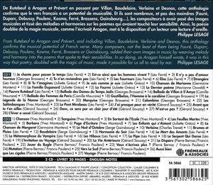 Produktbild: Les Po&iquest;tes En Chansons/Music And The Great Poets