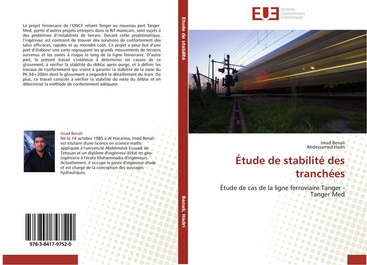 Produktbild: &Eacute;tude de stabilit&eacute; des tranch&eacute;es
