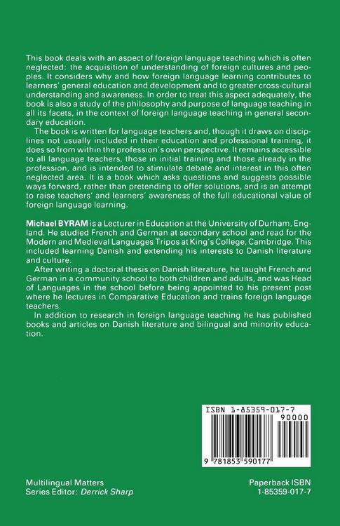 Produktbild: Cultural Studies in Foreign Language Education