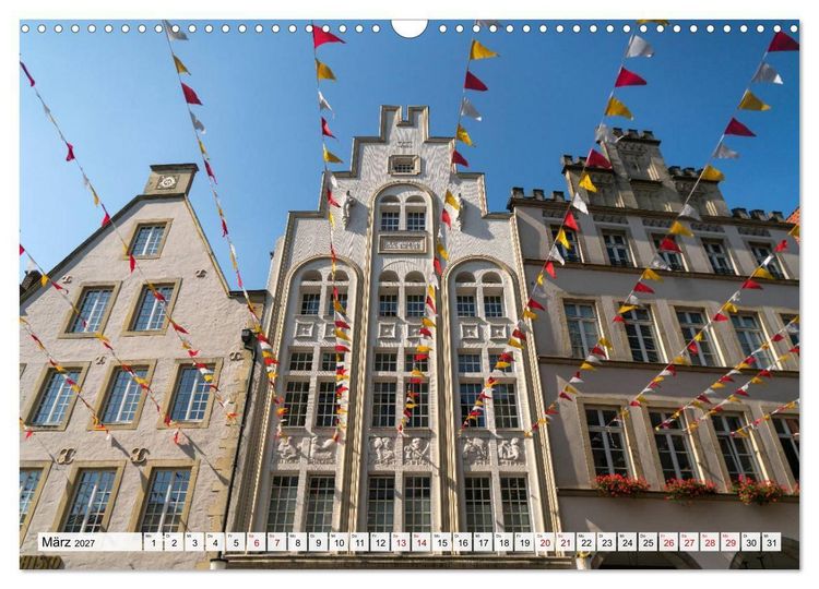 Produktbild: Lebenswertes M&uuml;nster (Wandkalender 2027 DIN A3 quer), CALVENDO Monatskalender