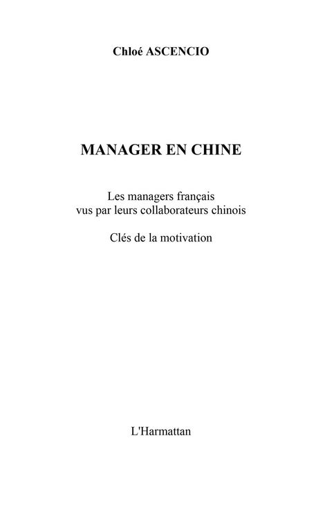 Produktbild: Manager en chine