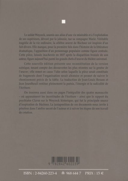 Produktbild: Woyzeck: texte, manuscrits, source