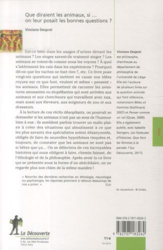 Produktbild: Que diraient les animaux, si... on leur posait les bonnes questions ?