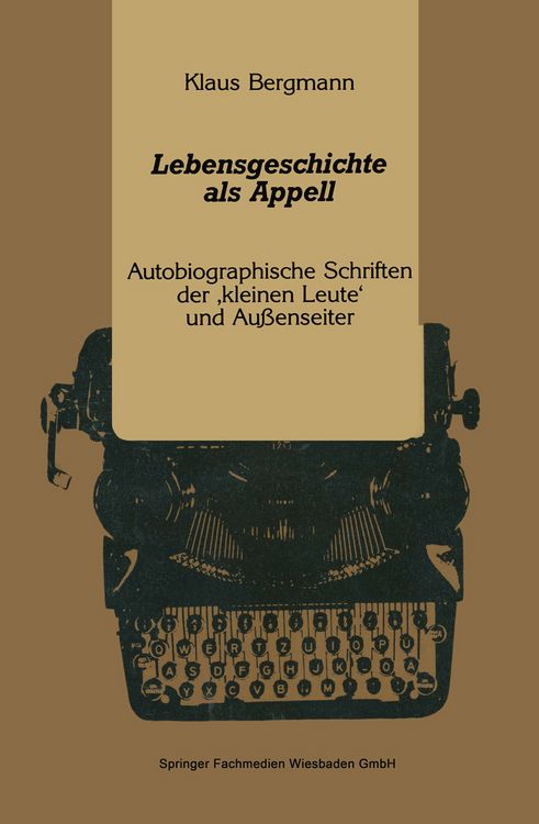 Produktbild: Lebensgeschichte als Appell