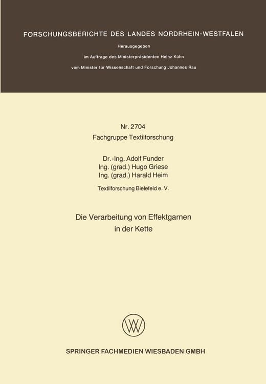 Produktbild: Die Verarbeitung von Effektgarnen in der Kette