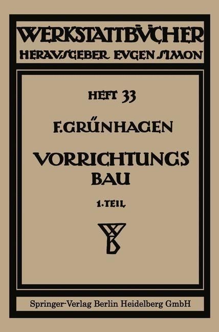 Produktbild: Der Vorrichtungsbau