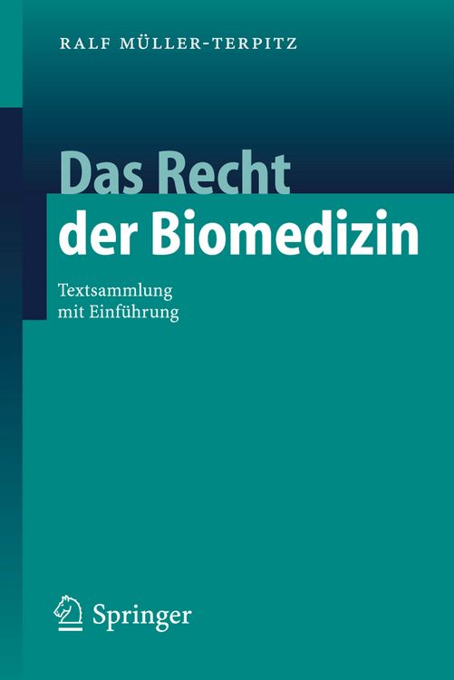 Produktbild: Das Recht der Biomedizin