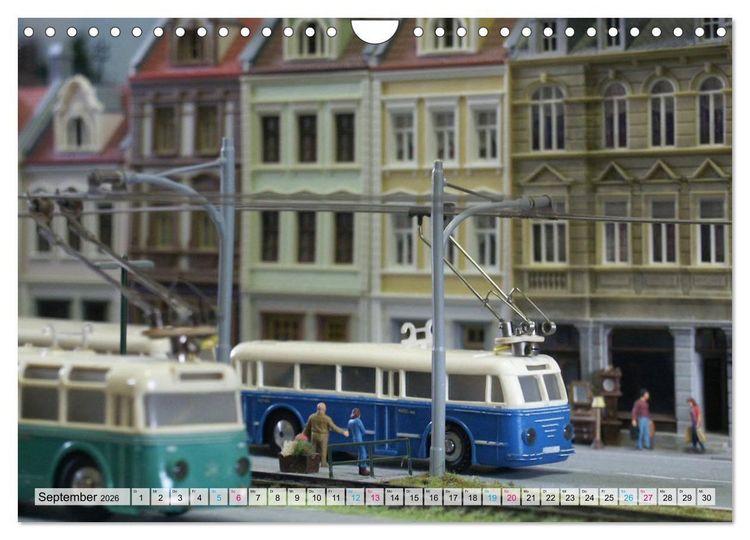 Produktbild: Trolley-Bus H0 (Wandkalender 2026 DIN A4 quer), CALVENDO Monatskalender