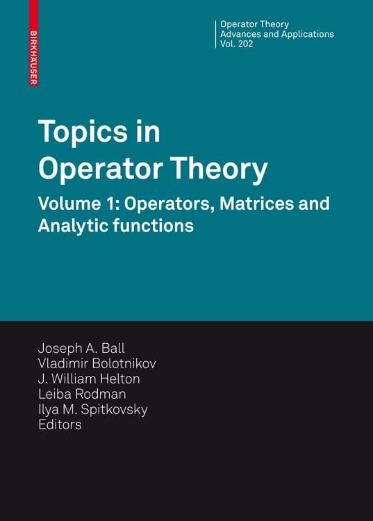 Produktbild: Topics in Operator Theory