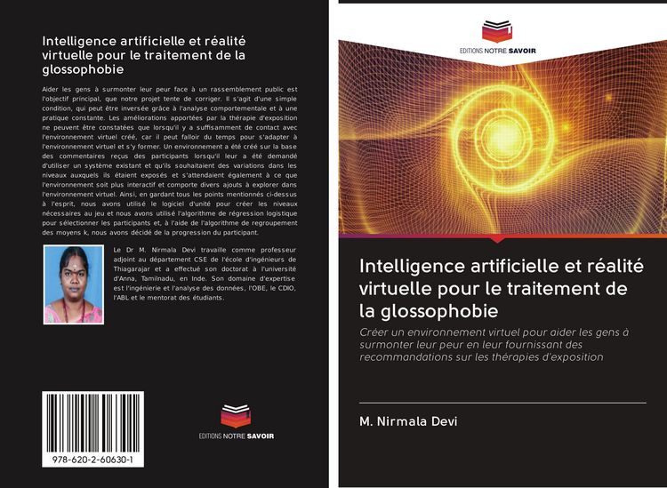 Produktbild: Intelligence artificielle et r&eacute;alit&eacute; virtuelle pour le traitement de la glossophobie